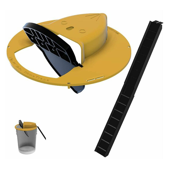 Perle Rare - Mouse Trap Slide Bucket Lid Mouse Rat Trap Flip n Slide Bucket Catcher High Quality