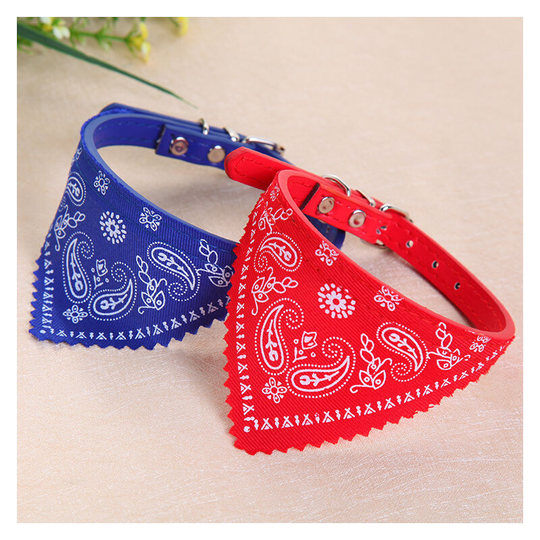 2 Pack Dog Bandana Collars 50cm Black & Red Convenient Dog Scarves, Triangular Cat Collars, Saliva Towels, Pet Supplies