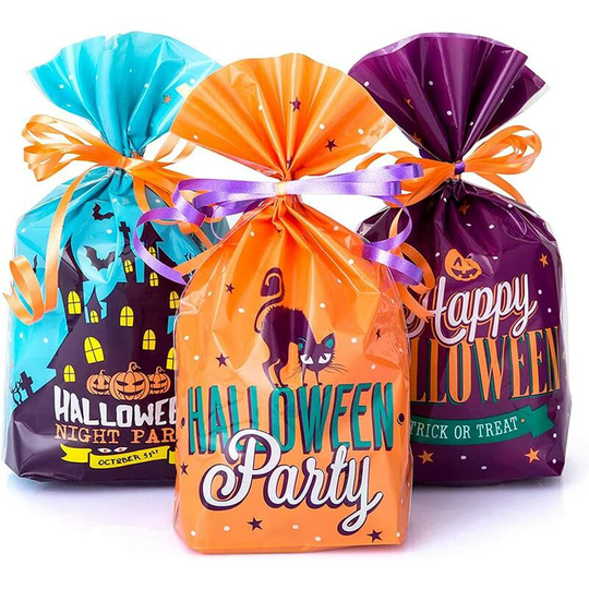 Betterlifegb - Pack of 150 Halloween Trick or Treat Bags Candy Goody Bags Tote Gift Bags for Party Favor