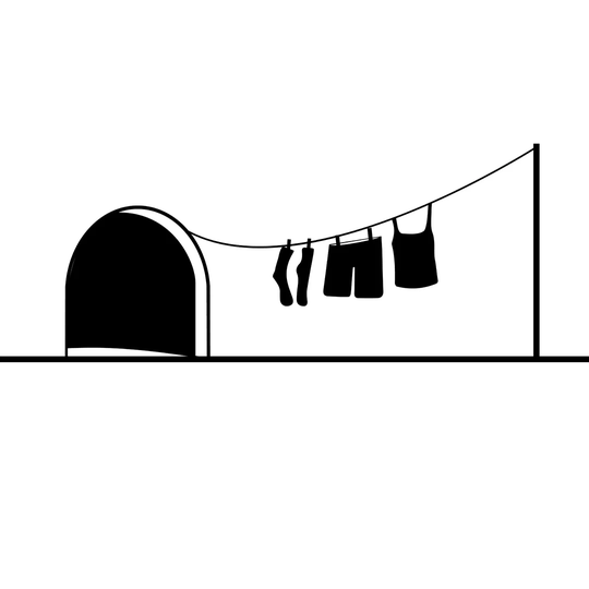 Mouse Hole Hanging Clothes Wall Sticker