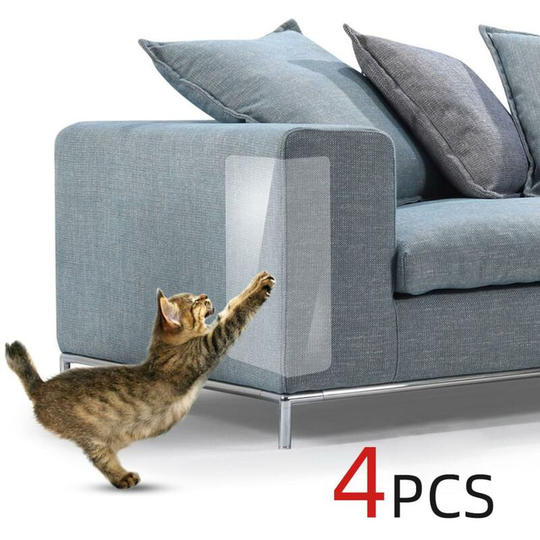 Katzen Kratzschutz für Möbel - Katzen Kratzschutz für Sofa -Kratzmatte für Katzen - Kratzbrett Ecke - Transparent Selbstklebend Anti-Kratz-Pad