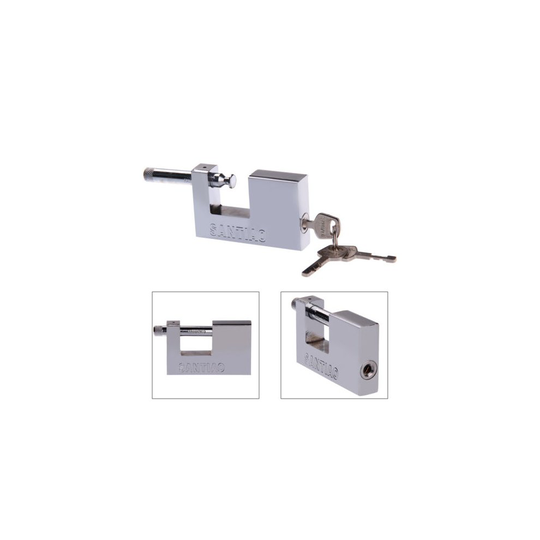 90MMHEAVY DUTY ANTI RUST SHUTTER PADLOCK SHACKLE LOCK