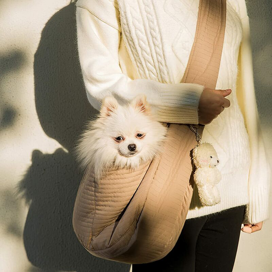 Puppy Cat Carrier Bag Safe Pet Carrier Adjustable Shoulder Bag Canvas Portable Travel Bag Outdoor Activities Tote Bag for Small Pets Dog Cat