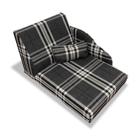 Oakham Dog Sofa in Grey/Beige