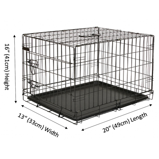(X Small 18") Cardy's Dog Crate | Puppy Pet Carrier