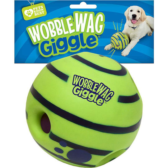 Interactive Dog Toy, Fun Giggle Sounds When Rolled or Shaken, Pets Know Best, As Seen On tv