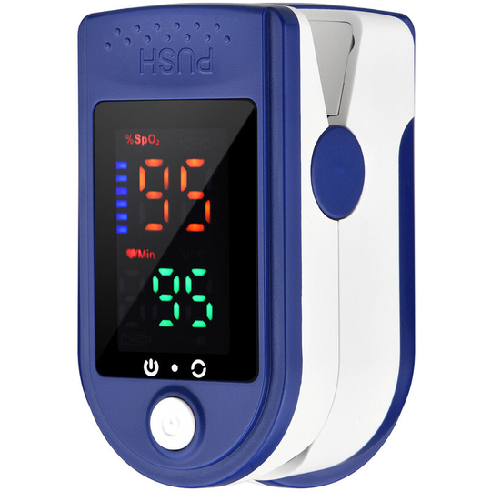 Fingertip Pulse Oximeter Mini SpO2 Monitor Blood Oxygen Saturation Monitor Pulse Rate Measuring Gauge Device
