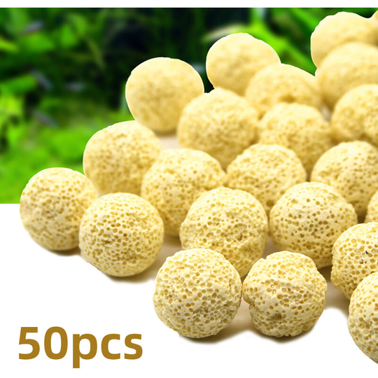 Aquarium Filter Media Ball Aquarium Bio Ball for Aquarium Filter, 50pcs - 50pcs