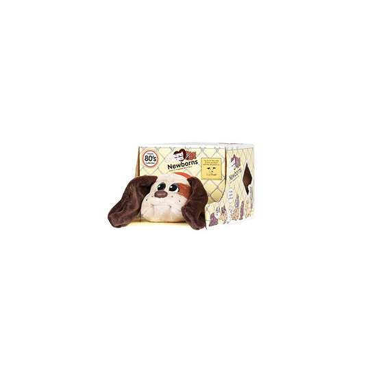 Pound Puppies 38143 Dogs Trust Charity Newborns, Beige with Brown Spots Puppy Toy, Soft Toy Dog for Children, Puppy Toys for Girls and Boys, 8 Inch Do