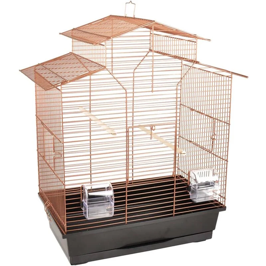 Bird Cage Numfor 1 Copper 51x30x60 cm Flamingo Brown
