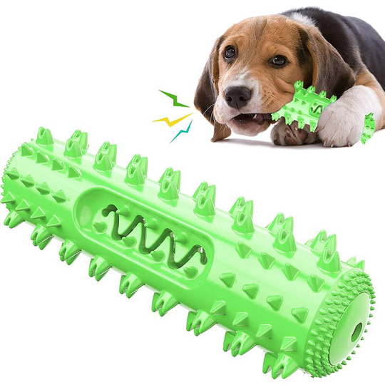 Indestructible Dog Toy Big Dog Interactive Dog Chew Toy Natural Rubber Squeaker Dog Toy for Small and Medium Dogs Cleaning Teeth.