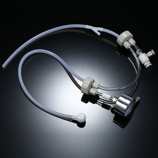 Diy CO2 Generator System Kit with Pressure Guage Air Flow Adjustment Vavle Water Plant Aquarium Accessory Necessity