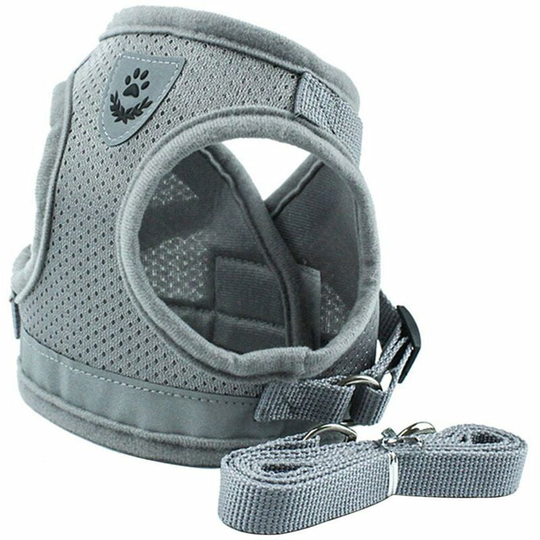 Thsinde - No-Pull Pet Dog Harness Step-In Air Dog Harness, Soft Mesh Cat Harness, Step Vest Harness Adjustable Outdoor Pet Vest, Reflective Harness