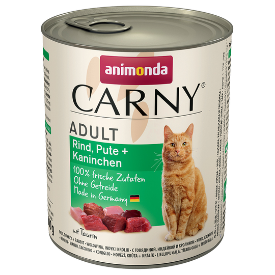 Animonda Carny Adult Saver Pack 12 x 800g - Mixed Pack II: 3 Varieties