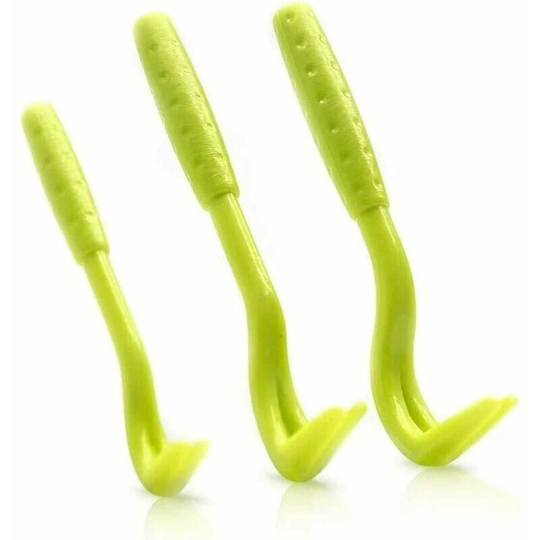3 Pack Tick Tweezers, for Dogs, Cats, Horses, Gently Remove Ticks in Seconds (Green)