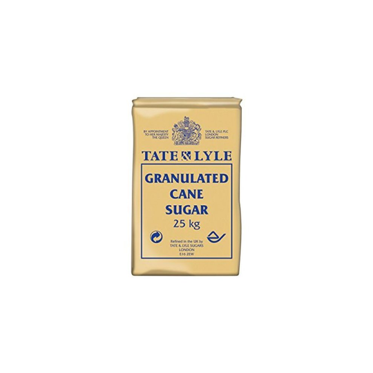 Tate & Lyle Granulated Sugar 25Kg (1 x 25kg)