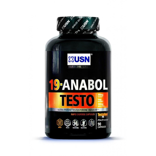 USN 19 Anabol Testo Ultra Potent Testosterone Inducing Rapid Capsules - 90