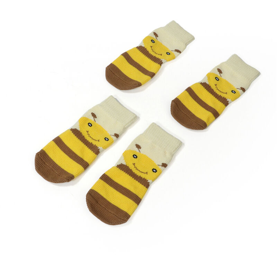 Non-Slip Socks for Dogs and Cats - Protect Pets Paws and Indoor Floors with Rubber Pads for Small or Large Dogs and Cats, 3XL