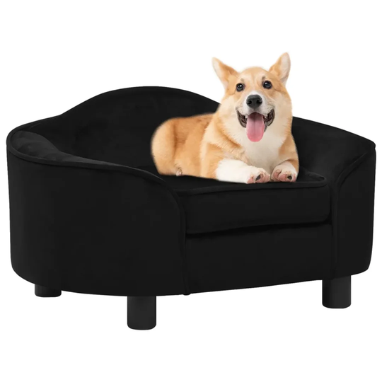 Saltville Dog Sofa in Black