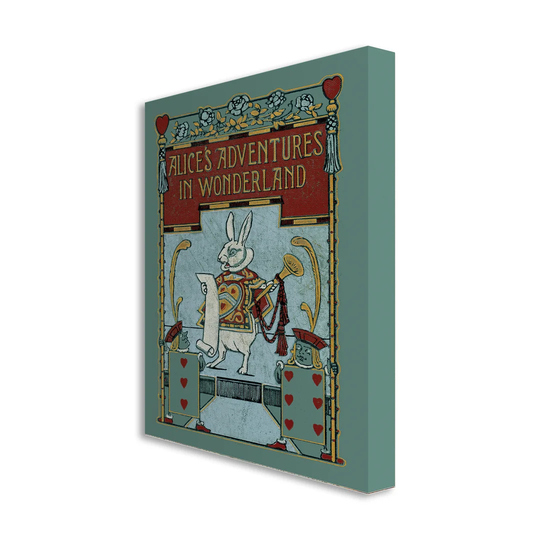 Alice's Adventures in Wonderland Vintage Advertisement on Canvas