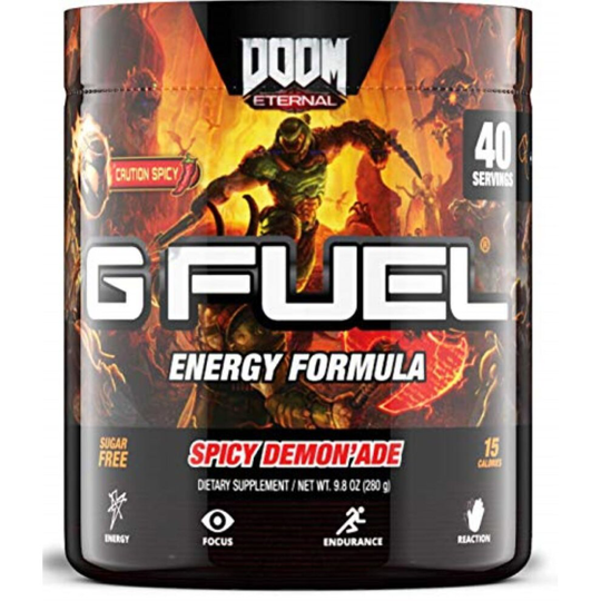 G Fuel Spicy Demonade Tub (40 Servings) Elite Energy and Endurance Formula