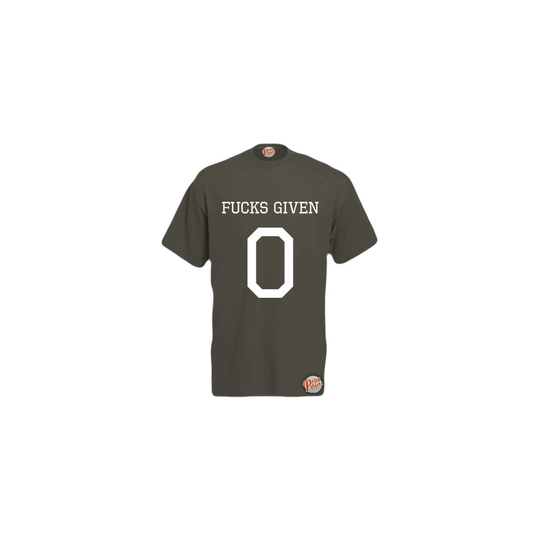 (Graphite, XX-Large) F*cks Given! Mens Unisex Funny T-Shirt. Retro Tee