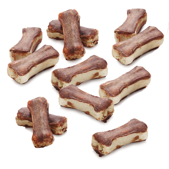 Lukullus Dog Bone Mixed Trial Pack - Chicken, Duck, Beef, Salmon (12 x 5cm of each)