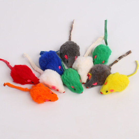 Cat Toy, 12 Rooms Mouse Cat Toy Arc In, Plush Mouse Toy Grass for Cat For Bell, Toy Interactive Chat Pets Toys For Cat Kitten