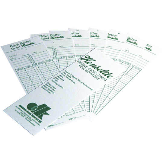 Bowls Score Cards (Pack of 100) - - - Multi - Henselite