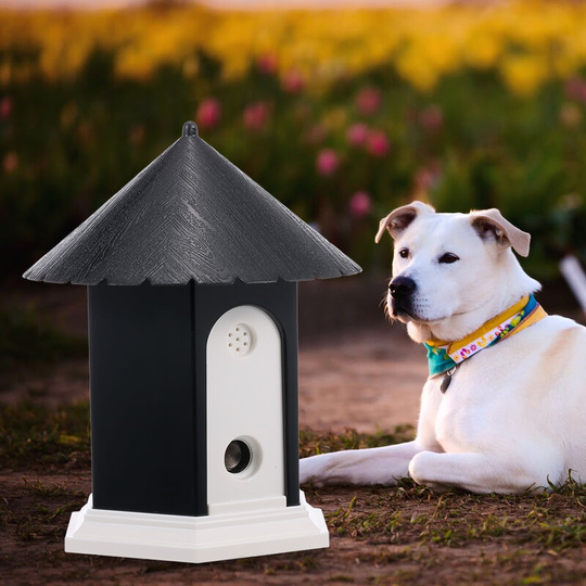 Superseller - Pet Dog Outdoor Bark Control Ultrasonic Sound Stop Barking Device Waterproof 50ft Sonic Bark Deterrents Dogs Training Control Tool