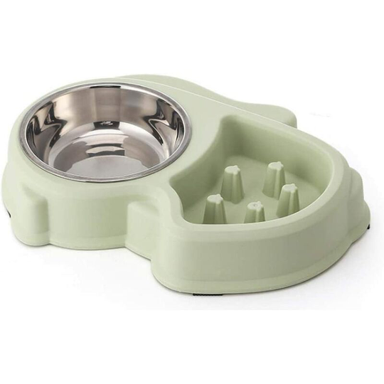 Fvbjd - Anti Glutton Dog Bowl Cat Bowl Anti Glutton Cat Bowl Dual Purpose Slow Food Bowl Anti Choking Dog Bowl Water Bowl 30.5 * 22.5 * 5.1cm