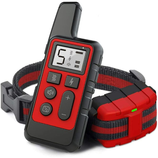 Perle Rare - Dog Trainer Training Dog Pet Dog Collar Waterproof Electric Shock Automatic Dog Training Suit Tie Remote Control Beginner