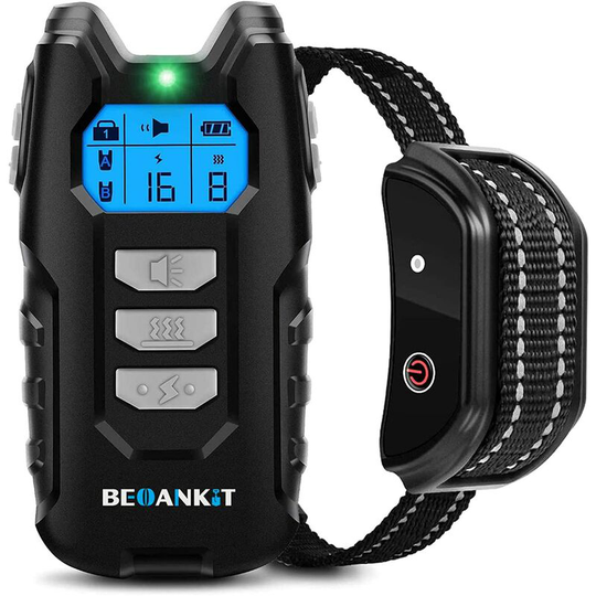 Benobby Kids - Dog Training Collar, 600 Meter Range and Keypad Safety Lock, Electric Collar with Sound, Vibration and Shock Modes, IP67 Water
