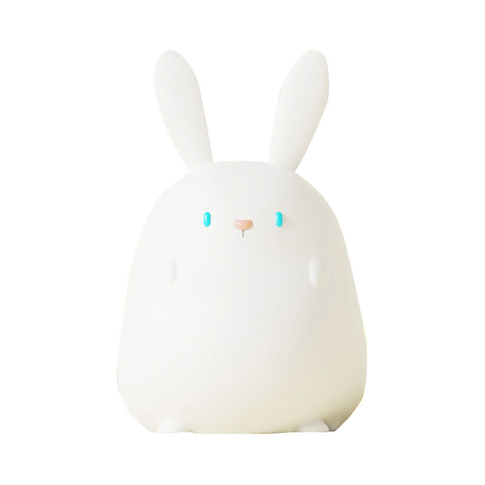 Benobby Kids - Kids Night Light, Cute Rabbit Silicone Led Night Light, Dimmable Timed Night Light, usb Charging Night Light for Teenage Toddler Baby