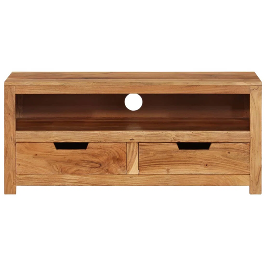 Union Rustic TV Cabinet 88X35x40 Cm Solid Wood Acacia
