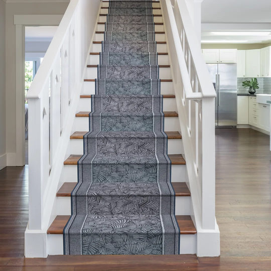 Alpena Twist Pile Graphite Stair Runner