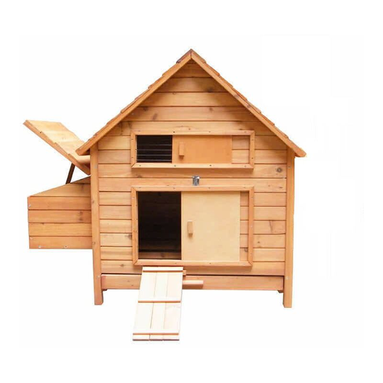 Chicken Coops xl Size: 125cm (w) x 100cm (d) x 113cm (h) Extra Large. One Nest Box With Three Compartments