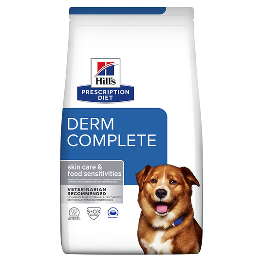 Hill's Prescription Diet Canine Derm Complete Dry Dog Food - 4kg
