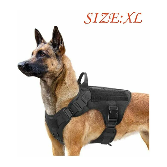 Tactical Dog Harnesses, Military Working Dog Ring Vests, Tension-Free Training Harness--xL