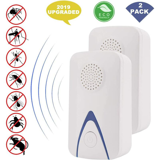 Briday - Ultrasonic Mice & Rats, Ultrasonic Rodent Insect Repellent, Electronic Plug-in Pest Repellent for Mosquitoes, Mice, Rats, Flies,