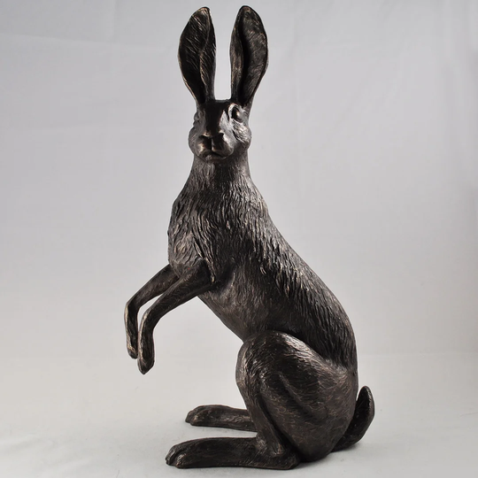 Hare Cold Cast Bronze Figurine