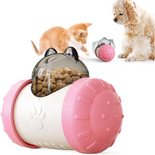 Pet Slow Feeder Toy, Dog Puzzle Toys, Tumbler Balance Design Can Protect The Stomach of Cats and Dogs, The Best Gift for Pets