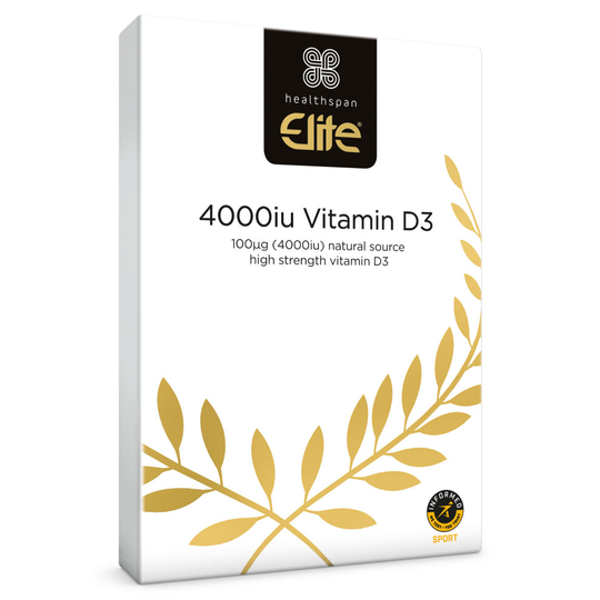 Healthspan Elite Vitamin D3 4,000iu, 120 Capsules, Vegetarian