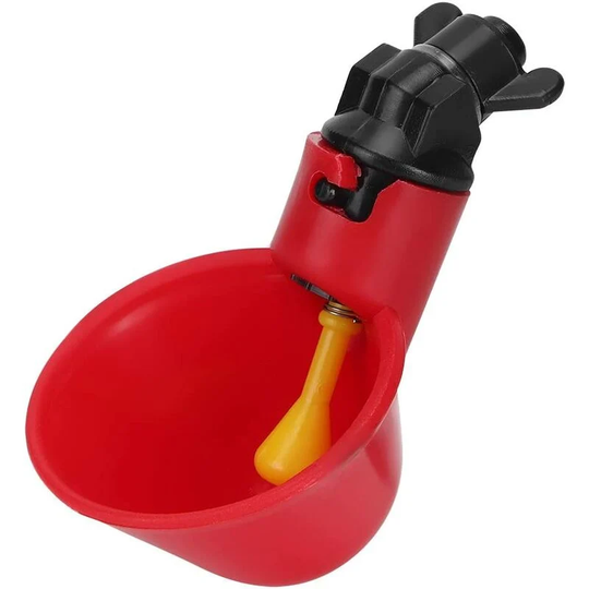 Osqi - Chicken Waterer, 10 pcs Automatic Poultry Water Dispensers with Watering Cups for Poultry House Chicken Duck Poultry Waterer Feeder