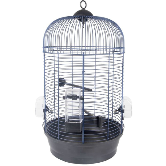 Parakeet Cage Sanna 2 35x35x67 cm Metallic Blue Flamingo Blue