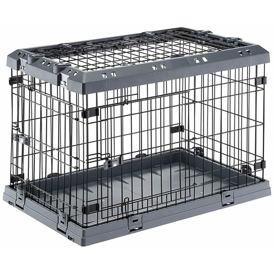 Dog Crate Superior 75 77x51x55 cm Black Ferplast Black