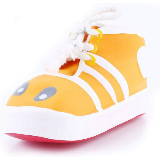 Dog Chew Toys Safe Durable Dog Toy Soft Natural Latex Puppy Shoe Pet Chew Toy Orange Creative Useful Creative Durable
