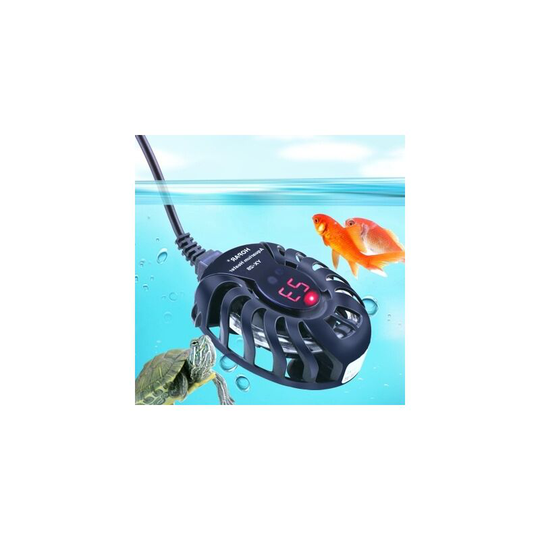 Aquarium Heater, 50W Mini Adjustable Heater with Digital LED External Controller Explosion-proof Protector for Turtle Fish Tank