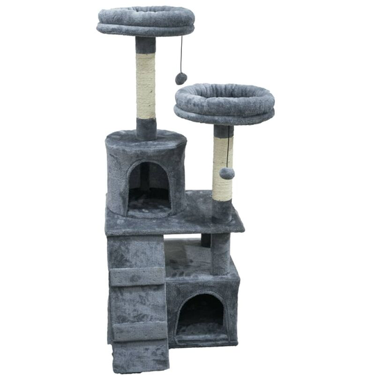 @pet - Cat Scratcher Mallorca 48x40x120 cm Light Grey Grey