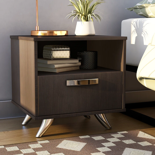 Mercier 1 Drawer Bedside Table